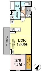 （仮）D-room浜ノ茶屋の物件間取画像